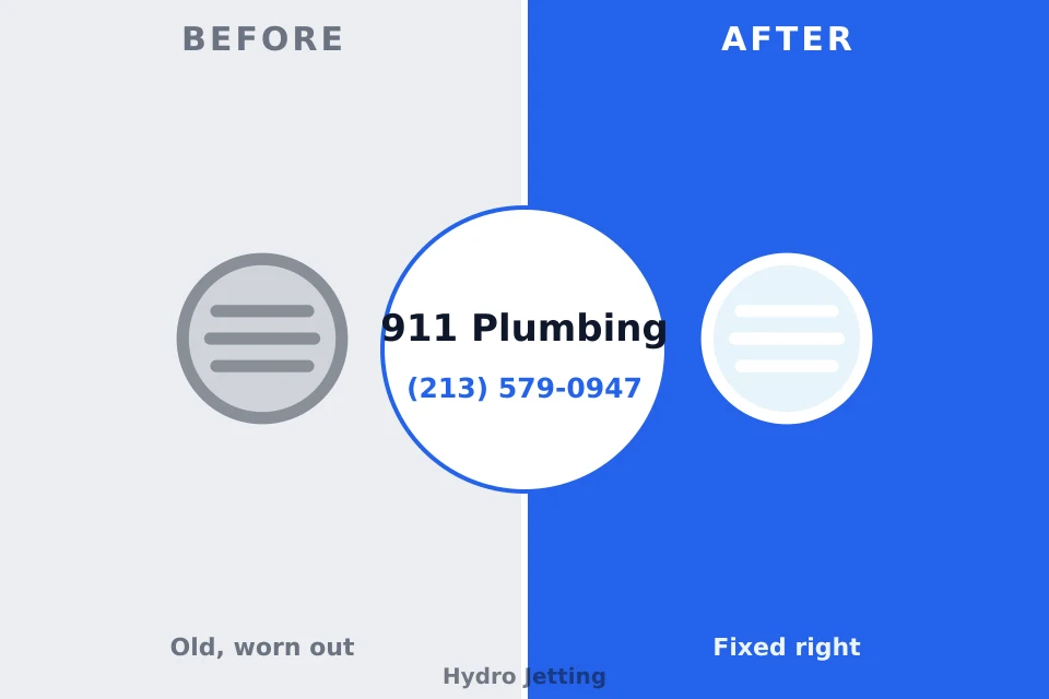 Before and after: plumbing company Varnell, GA